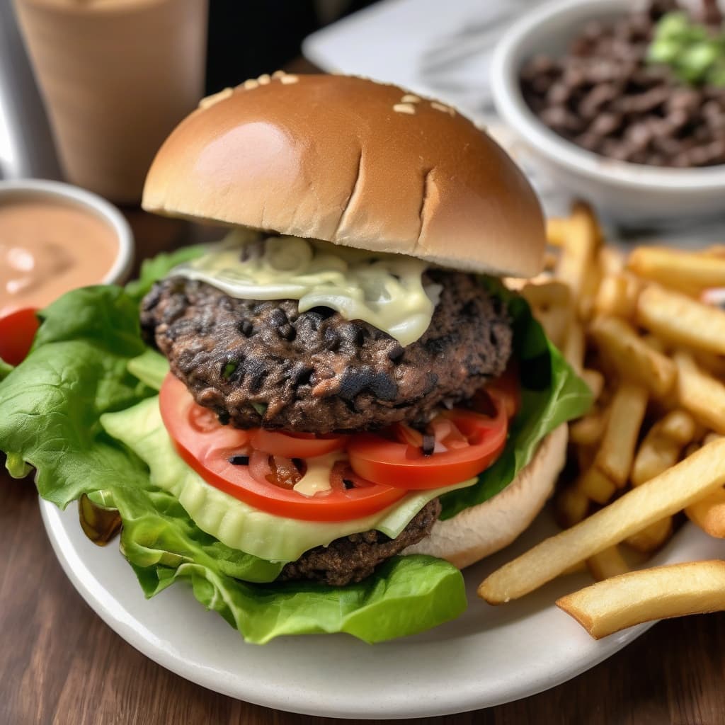 Spicy Black Bean Burger