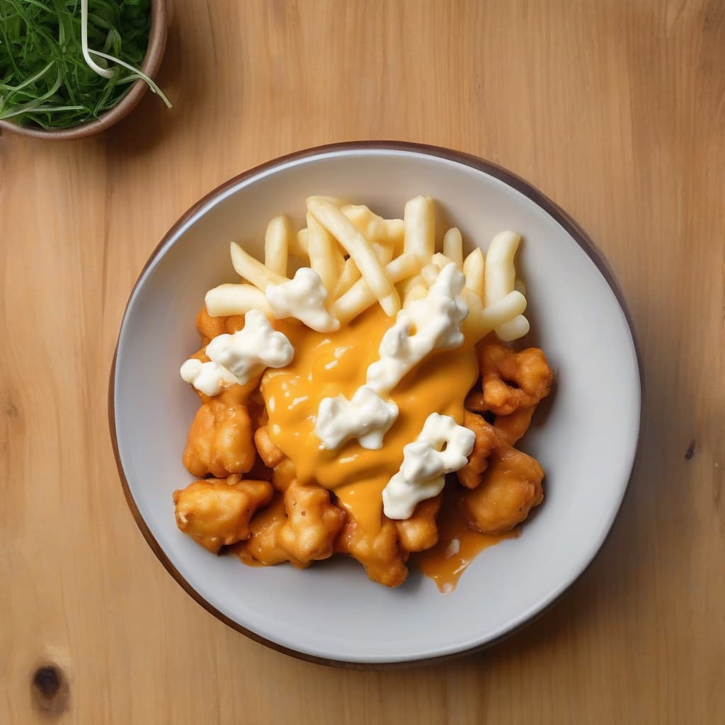 Butter Chicken or Butter Paneer Poutine